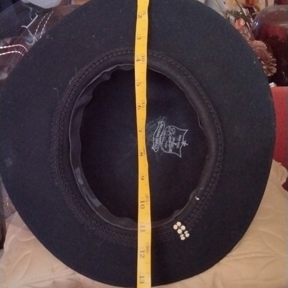 Doeskin Wool Designer w Satin flower band  $34+fre - Picture 6 of 16